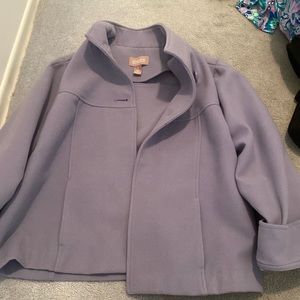 Chicos Purple Blazer Jacket